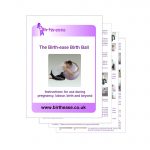 Leaflet and instructions for using the birthease birthing ball
