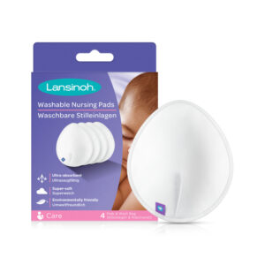 Lansinoh Washable Nursing Pads 4 pack white